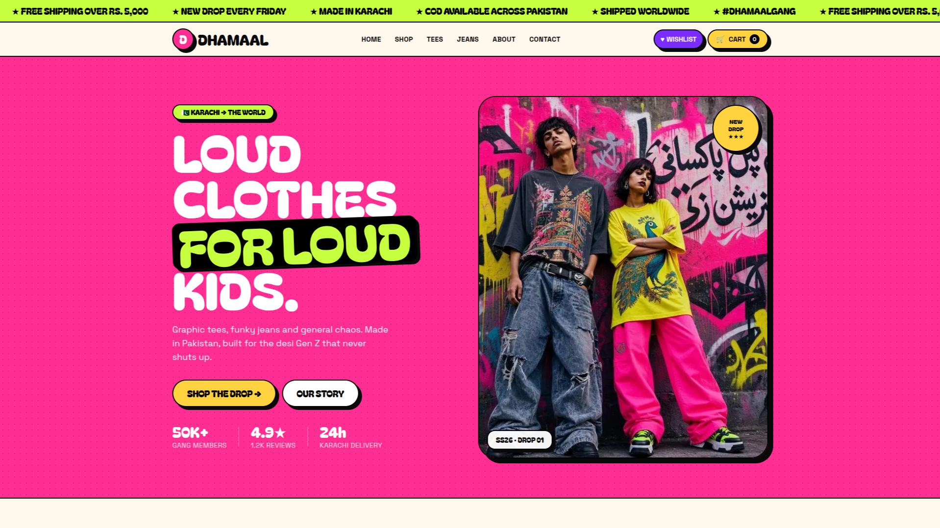 Dhamaal — project screenshot